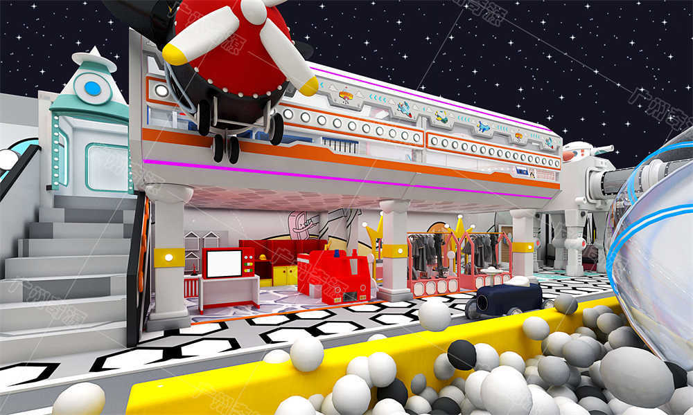 儿童乐园设备灵活配置方案